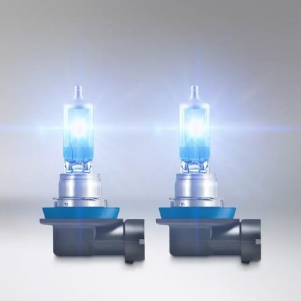 KIT 2x Bilglödlampa COOL BLÅ H11 PGJ19-2/55W/12V 5000K - Osram
