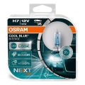 KIT 2x Bilglödlampa COOL BLÅ H7 PX26d/55W/12V 5000K - Osram