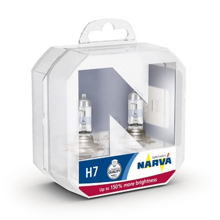 KIT 2x Bilglödlampa H7 PX26d/55W/12V - Narva 48071RPNVAS2