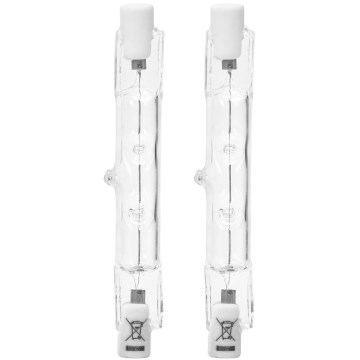 KIT 2x Kraftfull glödlampa J78 R7s/120W/230V 2900K - Aigostar