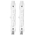 KIT 2x Kraftfull glödlampa J78 R7s/80W/230V 2900K - Aigostar