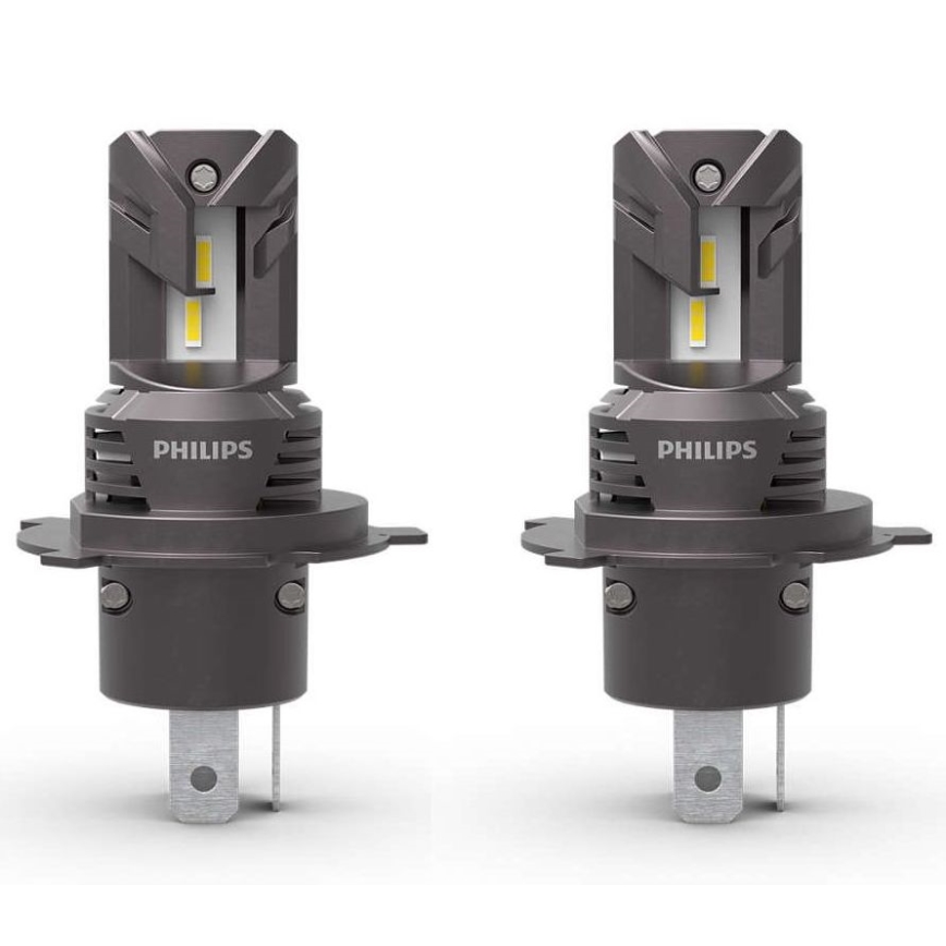KIT 2x LED Bilglödlampa 11342 U2500 CX H4/H19 P43t-38/PU43t-3/20W/12V 6000K