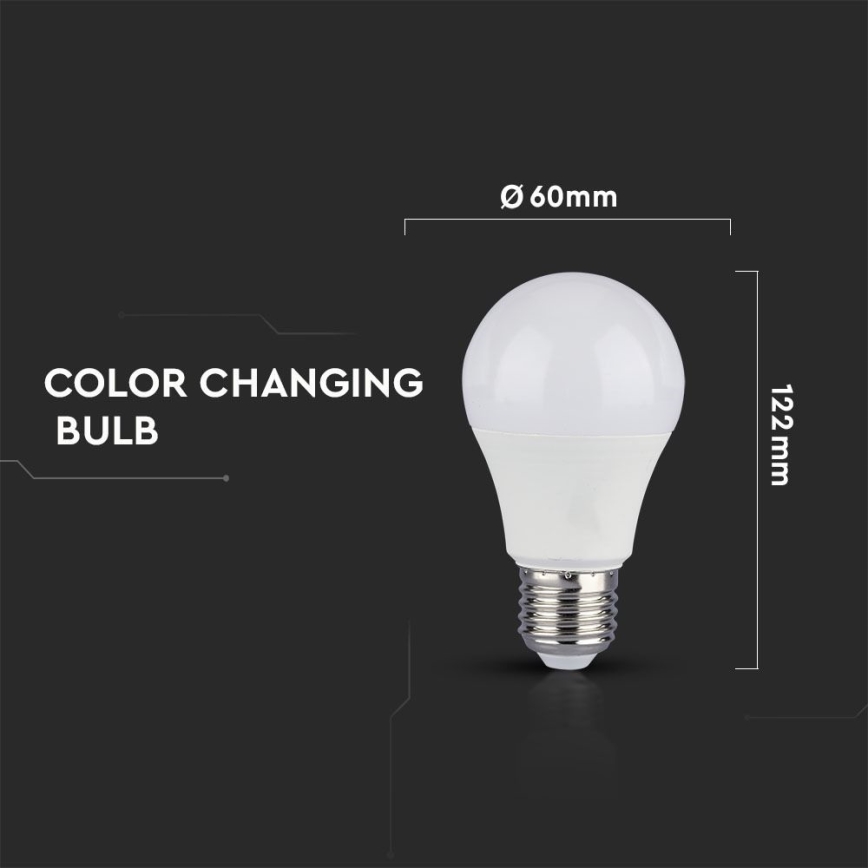 KIT 2x LED glödlampa A60 E27/9W/230V 3000/4000/6400K