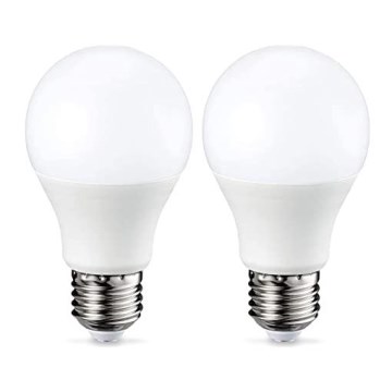KIT 2x LED glödlampa E27/9W/230V 2700K