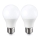 KIT 2x LED glödlampa E27/9W/230V 2700K