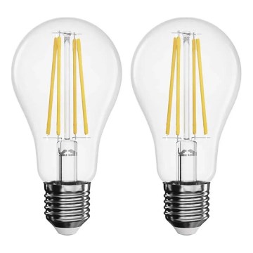 KIT 2x LED glödlampa FILAMENT A60 E27/5,9W/230V 2700K