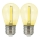 KIT 2x LED glödlampa PARTY E27/0,3W/36V gul