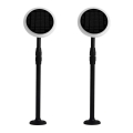 KIT 2x LED Justerbar solcellslampa GARDEN LED/3W/5V 42-80 cm 3000K IP65 1000 mAh