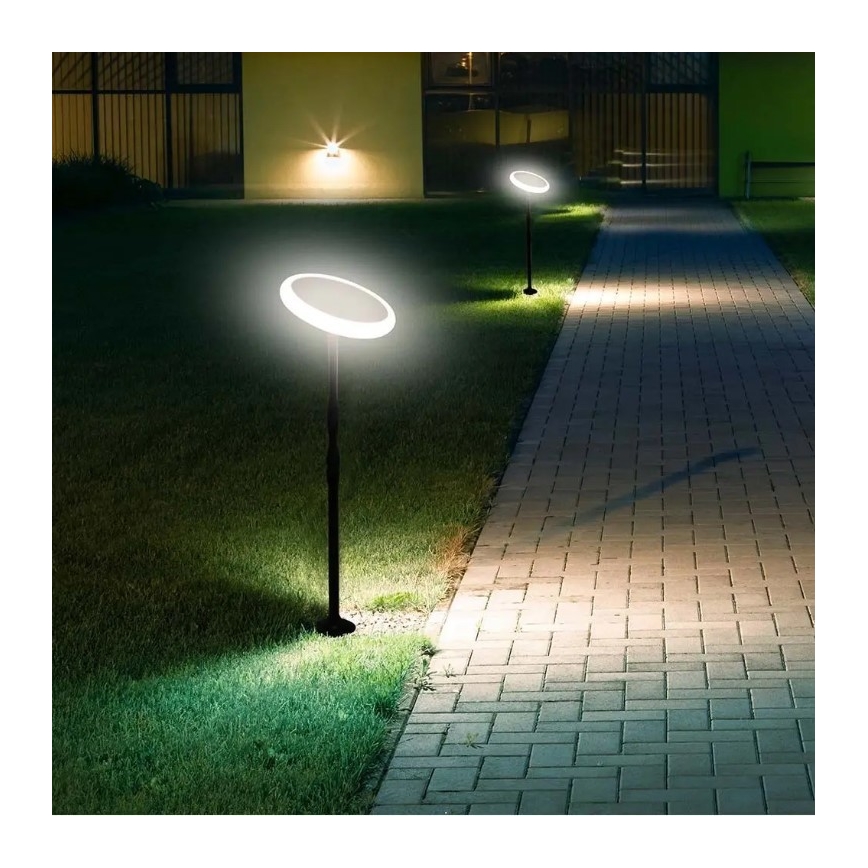 KIT 2x LED Justerbar solcellslampa GARDEN LED/3W/5V 42-80 cm 4000K IP65