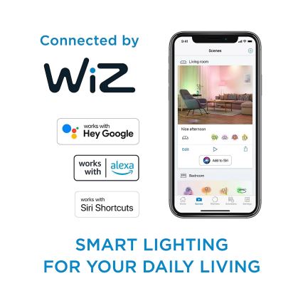 KIT 2x LED Ljusreglerad glödlampa Philips A60 E27/8W/230V Wi-Fi