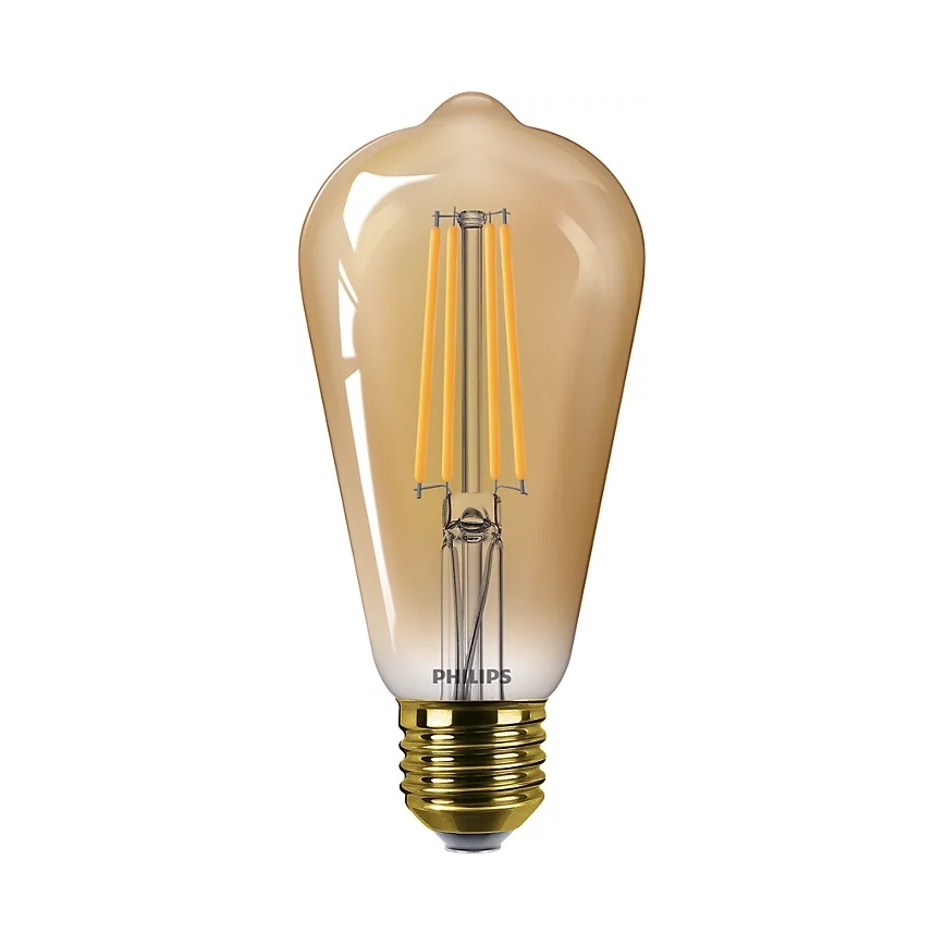 KIT 2x LED Ljusreglerad glödlampa VINTAGE Philips ST64 E27/4,2W/230V 2200K