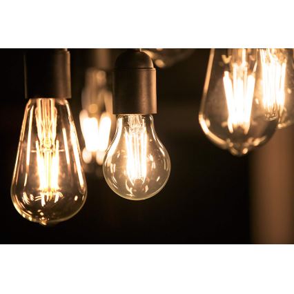 KIT 2x LED Ljusreglerad glödlampa VINTAGE Philips ST64 E27/4,2W/230V 2200K