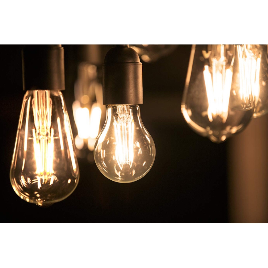 KIT 2x LED Ljusreglerad glödlampa VINTAGE Philips ST64 E27/4,2W/230V 2200K