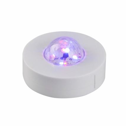 KIT 2x LED RGB Ljusreglerad dekorativ belysning FESTA 3xAAA/4,5V + fjärrkontroll
