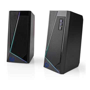 KIT 2x LED RGB Gaming speaker 18W/5V