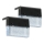 KIT 2x LED RGB Solcellsvägglampa LED/1W/1,2V 3500K IP65 600 mAh