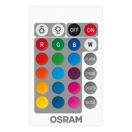 KIT 2x LED RGBW dimbar lampa B38 E14/4,9W/230V 2700K + fjärrkontroll - Osram