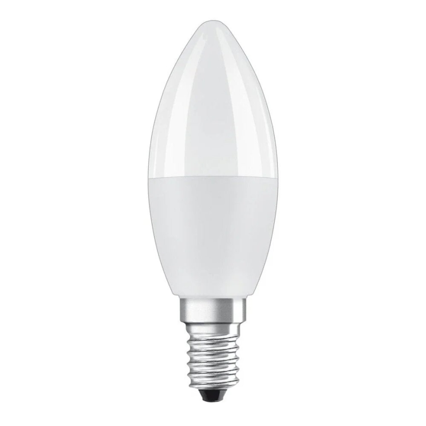 KIT 2x LED RGBW dimbar lampa B38 E14/4,9W/230V 2700K + fjärrkontroll - Osram