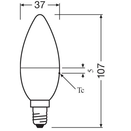 KIT 2x LED RGBW dimbar lampa B38 E14/4,9W/230V 2700K + fjärrkontroll - Osram