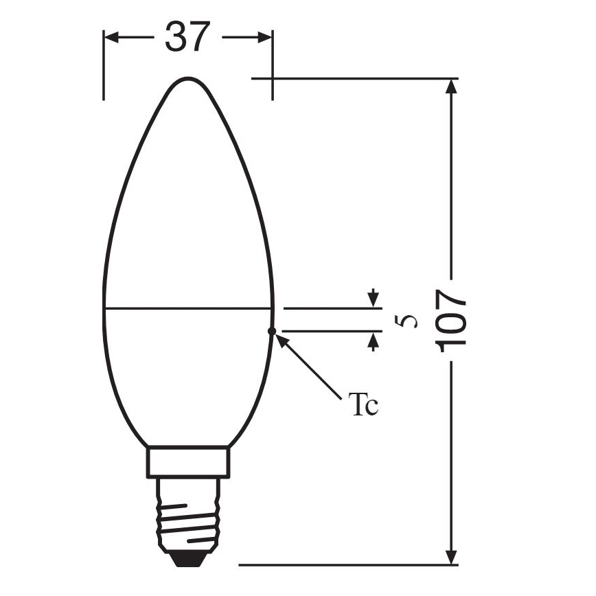 KIT 2x LED RGBW dimbar lampa B38 E14/4,9W/230V 2700K + fjärrkontroll - Osram