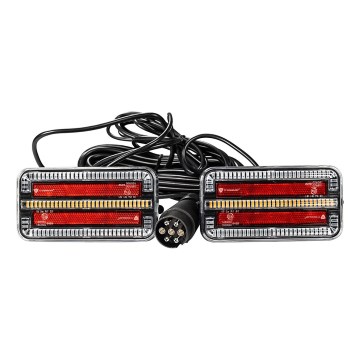 KIT 2x LED Släpljus med dynamisk vridsignal LED/12-24V IP65