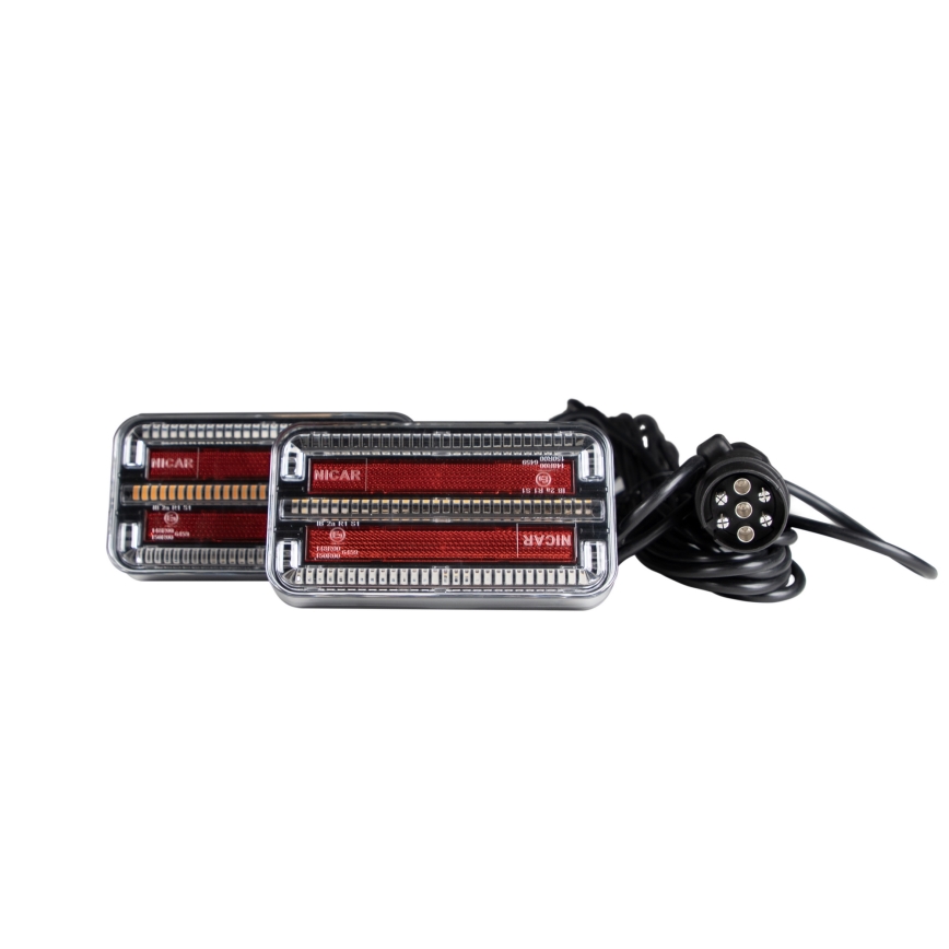 KIT 2x LED Släpljus med dynamisk vridsignal LED/12-24V IP65
