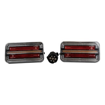 KIT 2x LED Trådlös billampa LED/12-24V Wi-Fi IP67