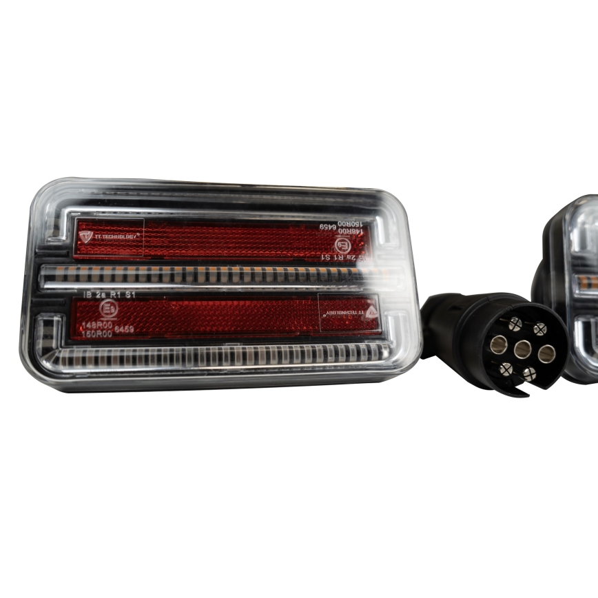 KIT 2x LED Trådlös billampa LED/12-24V Wi-Fi IP67