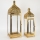 KIT 2x Lykta guld