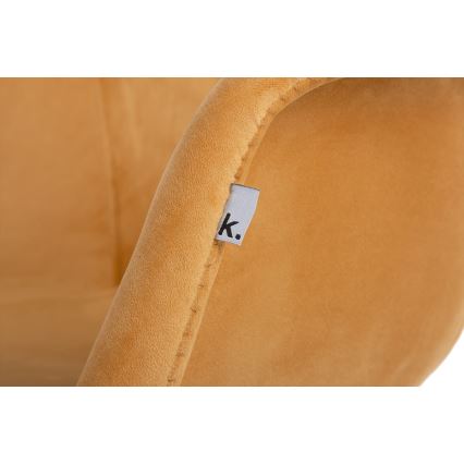 KIT 2x Matstol NEREA 80x60,5 cm gul/bok