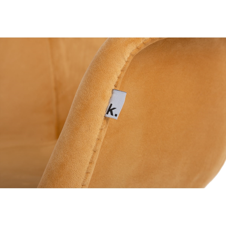 KIT 2x Matstol NEREA 80x60,5 cm gul/bok