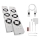 KIT 2x Radiatorfläktar 5/230V vit