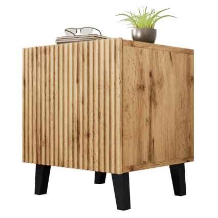 KIT 2x Sängbord VAMOS 52x45 cm brun