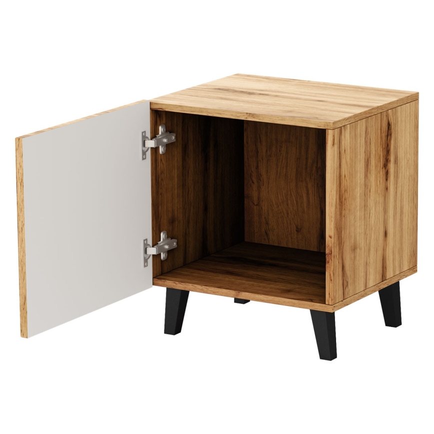 KIT 2x Sängbord VAMOS 52x45 cm brun