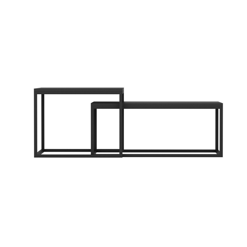 KIT 2x Soffbord LEKA svart