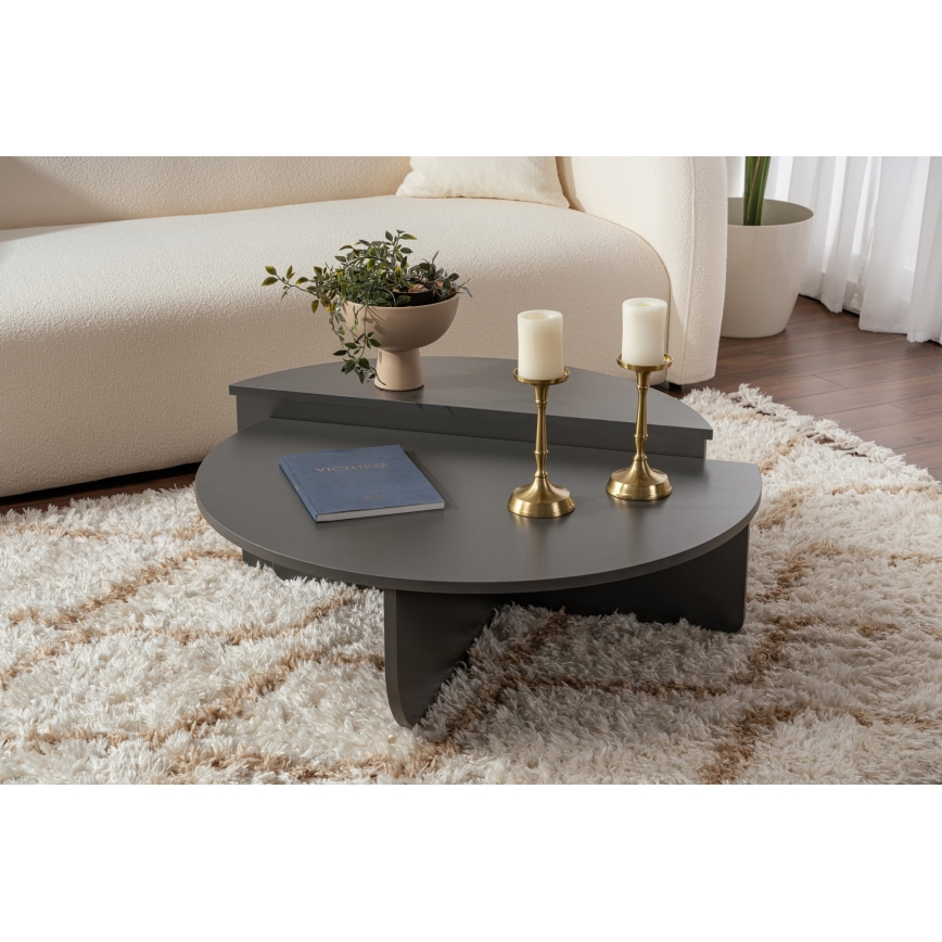 KIT 2x Soffbord ORION antracit