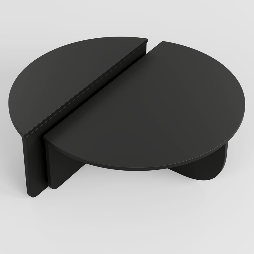 KIT 2x Soffbord PODIUM svart