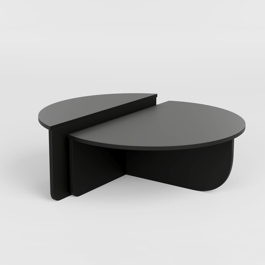 KIT 2x Soffbord PODIUM svart
