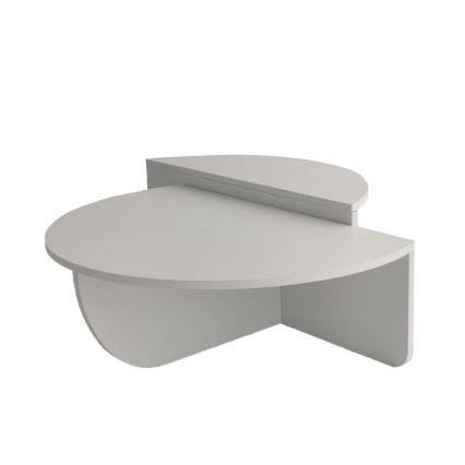 KIT 2x Soffbord PODIUM vit