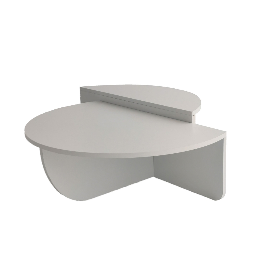 KIT 2x Soffbord PODIUM vit