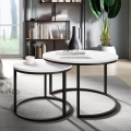 KIT 2x Soffbord RABEN svart/vit