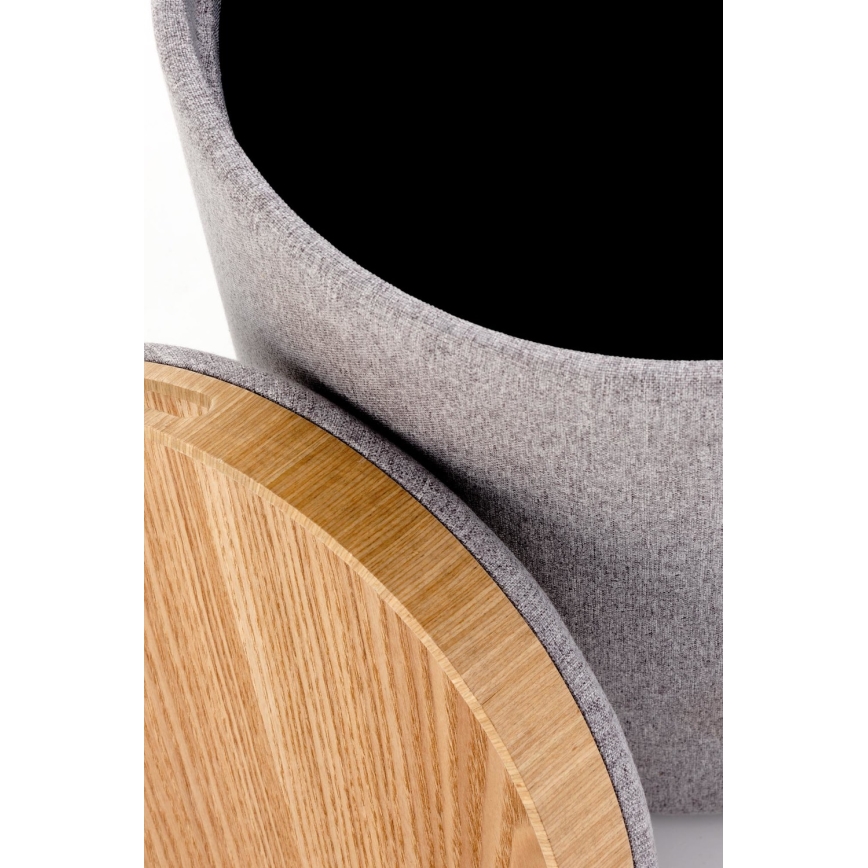 KIT 2x Taburett AVIKO diameter 38/45 cm grå/beige