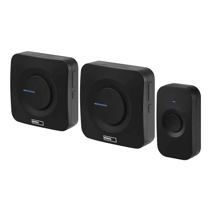 KIT 2x Trådlös batteridriven dörrklocka 3xAAA + 1xA23 IP56