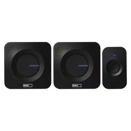 KIT 2x Trådlös batteridriven dörrklocka 3xAAA + 1xA23 IP56