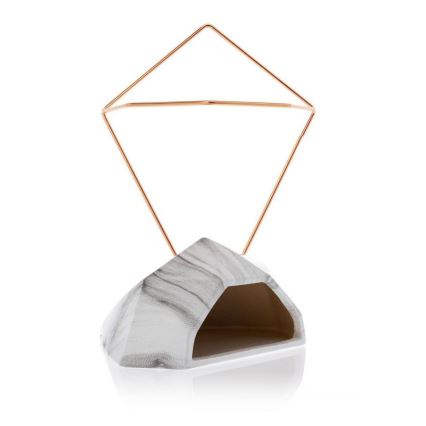 KIT 2x Wall flowerpot SEMELA 23x20 cm gyllene
