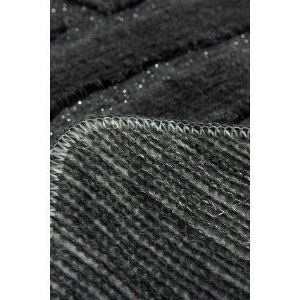 KIT 3x Badrumsmatta ALYA 60/60/100 cm antracit