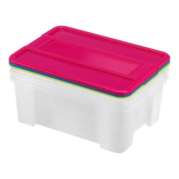 KIT 3x Förvaringslåda TEX BOX 10 l