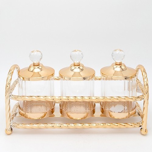 KIT 3x Glasburk guld