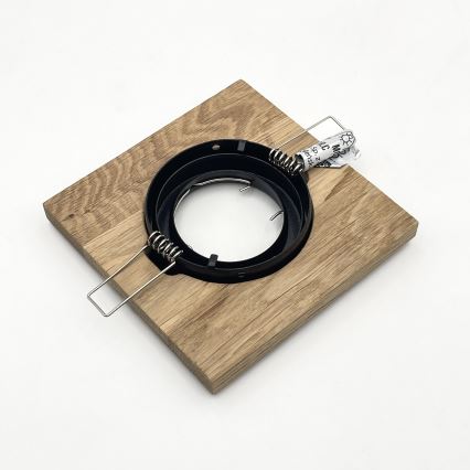 KIT 3x Infälld lampa TOBBY 1xG9/20W/230V 11,5x11,5 cm ek/svart