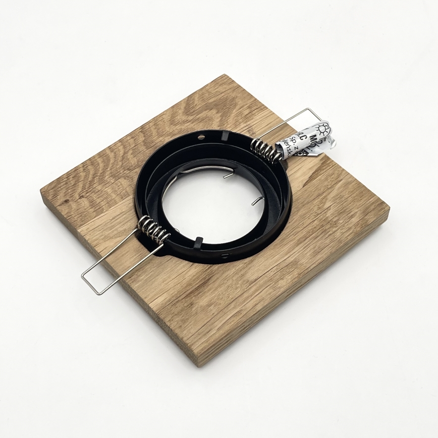 KIT 3x Infälld lampa TOBBY 1xG9/20W/230V 11,5x11,5 cm ek/svart